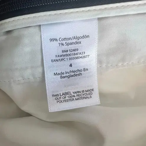 Free Assembly Pleated Neutral Plaid Cotton Skirt with Pockets Size 4 Black