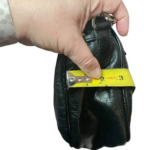 Black Leather Brown White Cowhide Boho Purse Mondrina Handbag Western Cowgirl