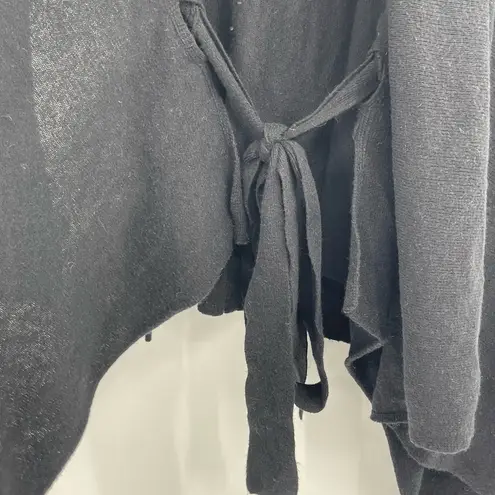 ALLSAINTS Mantle Cardigan women's wool open sweater size US 2 UK 6 black