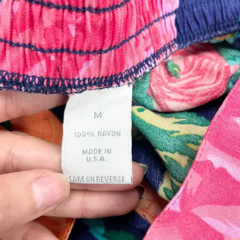 Vintage 90s Mervyns Partners Womens Skirt Size M Floral Y2K Cottage Boho Garden Blue Size M