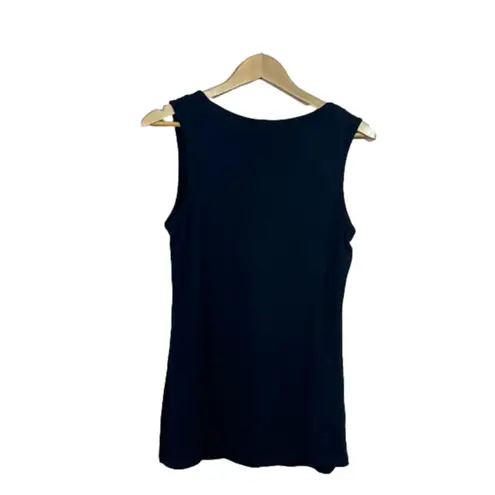 Harley Davidson Motorcycle Rhinestones T Shirt Black Women Tank Top Sz XL