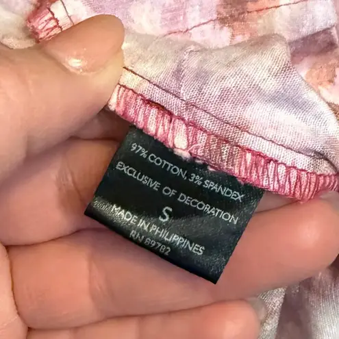 Natori Women’s Small Pink Ombré Animal Print Cheetah Midi Dress Square Neck Cute