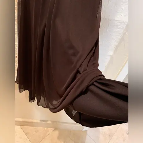 Enfocus Studio Enfocus silky brown dress