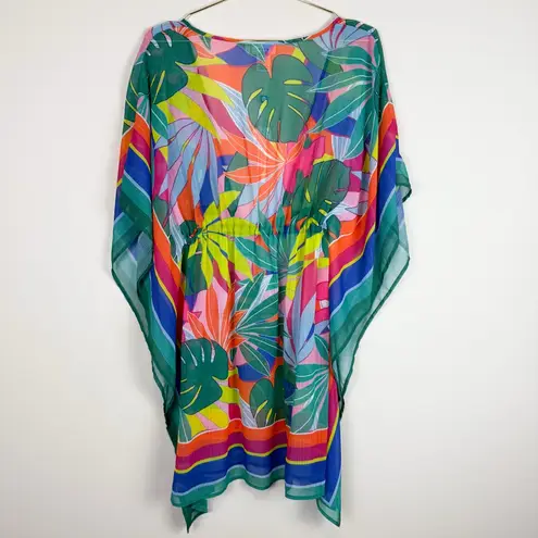 Bleu Rod Beattie NWT Life of the Party Chiffon Caftan Swim Coverup Size Medium
