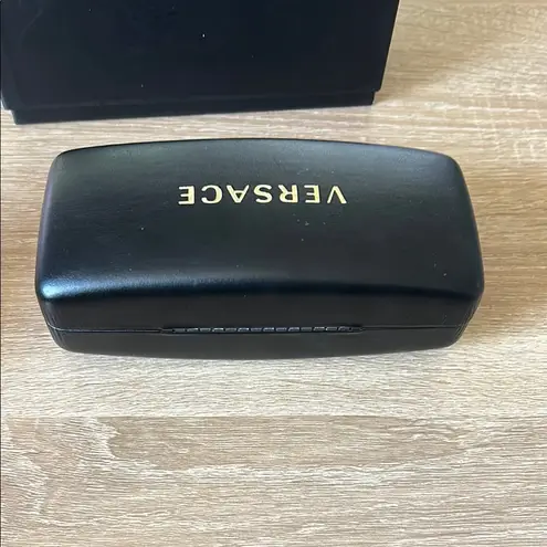 Versace EMPTY  Black Sunglass Protective Case AND EMPTY box