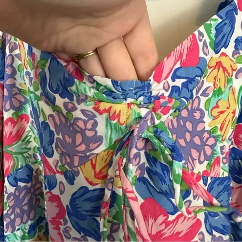 Faithfull the Brand aithfull the Brand | Colorful Floral Mathilde Midi Dress Size 4