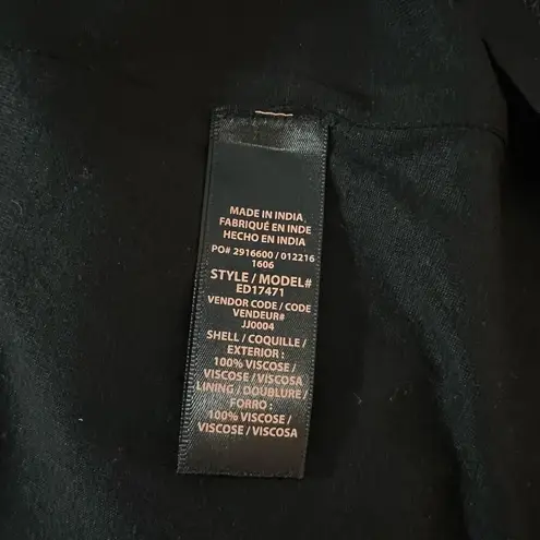 Ella Moss black embroidered halter neck sundress size small