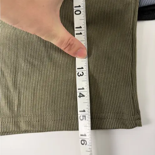 Source Unknown NEW Women's Short Sleeve V-Neck Ribbed Tops Boutique Bundle of 3 Size Large - Image 6