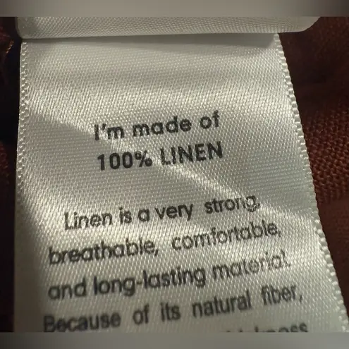 Farm Rio NWT Brown Beaded Fringe Oversized Button-Down Aztec Embroidered Shirt S