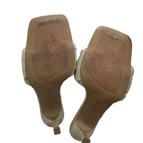 Vince Camuto  Woven Strap Leather Heeled Sandal women’s ‎ size 10M