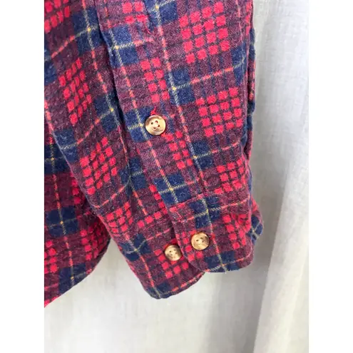 Alaska 1959 Wilderness Gear Red Plaid Quilted Flannel Shirt Jacket XL