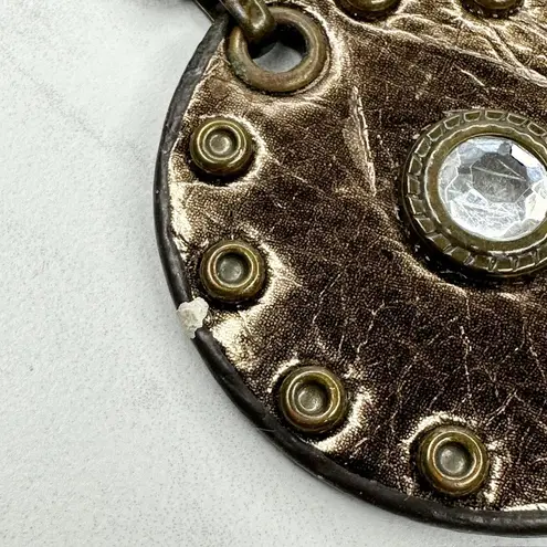 Chunky Rhinestone Gold Tone Chain Link Belt Small/Medium (S/M) ✨