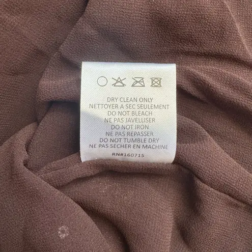 NWT Retrofete Ember Strapless Sequin Maxi Dress in Dark Chocolate Size XS Brown