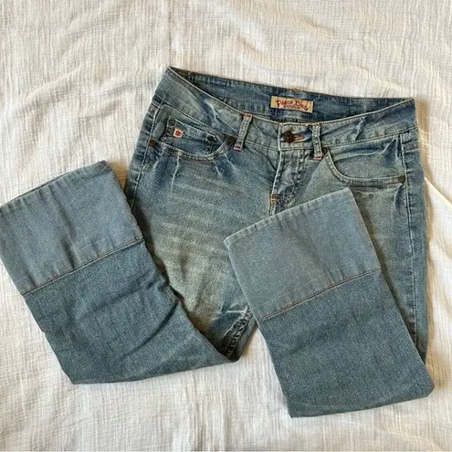 Paris Blues  crop two‎ tone denim jeans women’s size 1