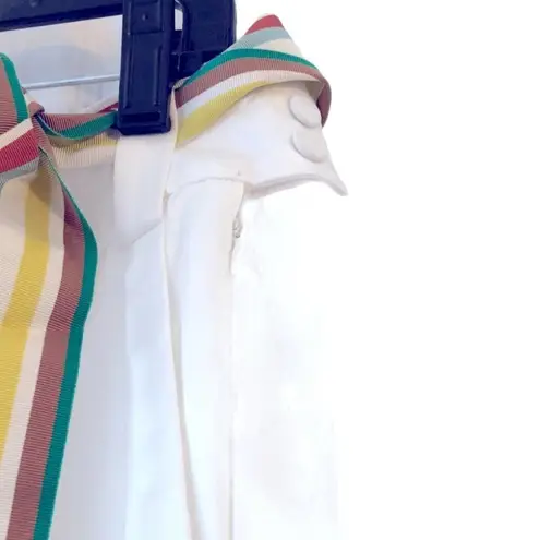 Max Mara MARELLA Sequoia Mid-Rise Cropped Slim White Pants