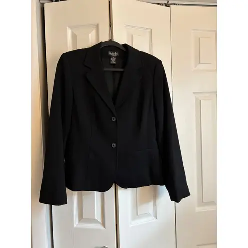 Rafaella Black Textured Blazer – Petite 14P – Excellent Condition
