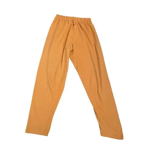 Fast Cotton Yellow Mustard High Waist Pull On Jogger Womens Pants Sz S Yellow