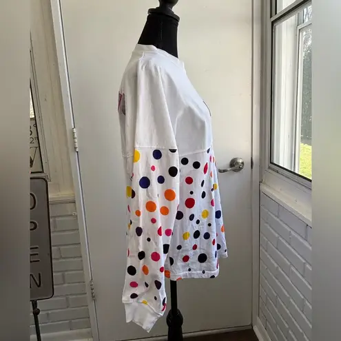 Disney  Parks Minnie Mouse Polka Dot Spirit Jersey‎ XS oversized vacation travel