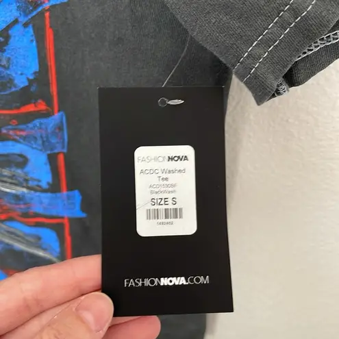 AC/DC New NWT blow up your video graphic band tee S