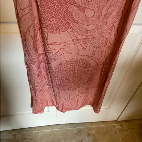 Simply sisters Lola maxi dress large Hawaii ulu Pink