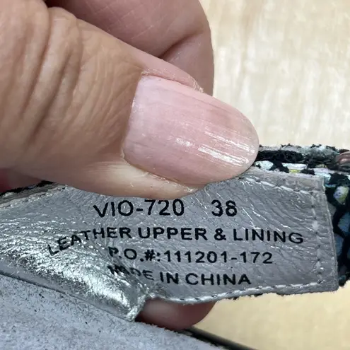 Alegria  Sandals Womens Size 38 Floral Multi Color Comfort Leather Shoes