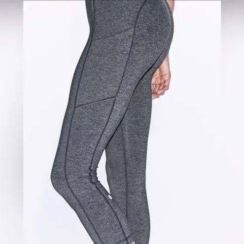 Lululemon Rare  Speed Up Crop 21” Heathered Black Size 8 | Retired 2017 Edition