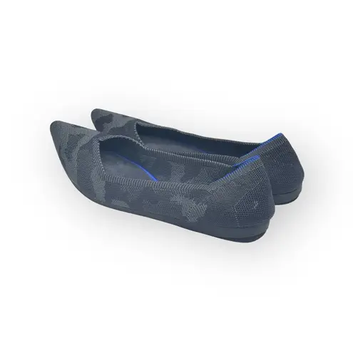 Rothy's VHTF: Rothy’s ➤ The Point Ballet Ballerina Flat ➤ Grey Camo ➤ 7M Retired Recycle