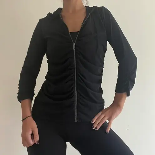 INC Black Hoodie Sweatshirt