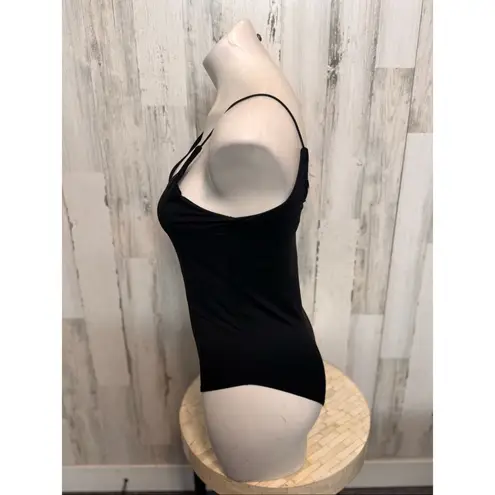 Gaze USA Black Spaghetti Strap V