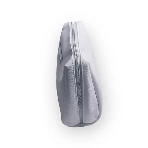 new Naked & Thriving 𒀭 Ltd Ed Zip Vegan Leather Travel Case Bag 𒀭White 𒀭 White