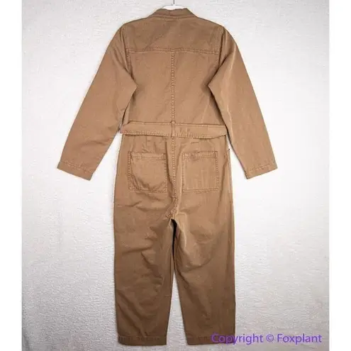 Madewell NEW  Petite Long-Sleeve Tie-Waist Fatigue Jumpsuit,  petite Large‎