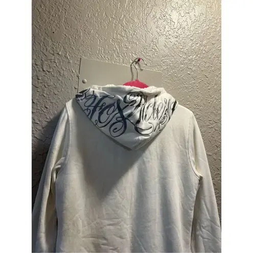 Fox Racing White Sherpa Full Zip Hoodie Size XL