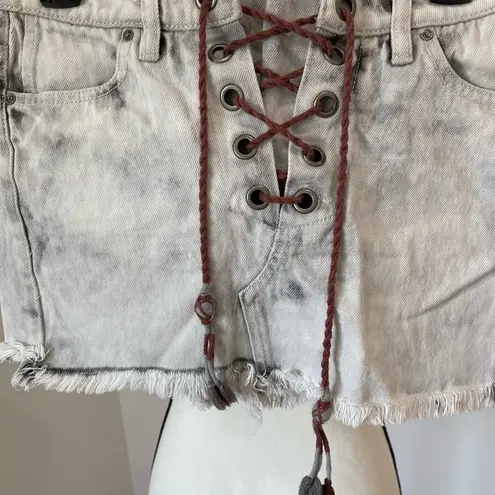 Free People  We the Free jean skirt size 25 festival concert date bar - Image 14