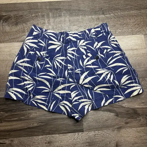 I Love H81 Womans blue with a white leaf Size 25 Pockets