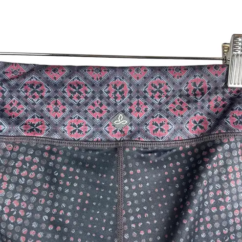 prAna NWOT Roxanne Printed Leggings in Grey/Purple Multi Size S