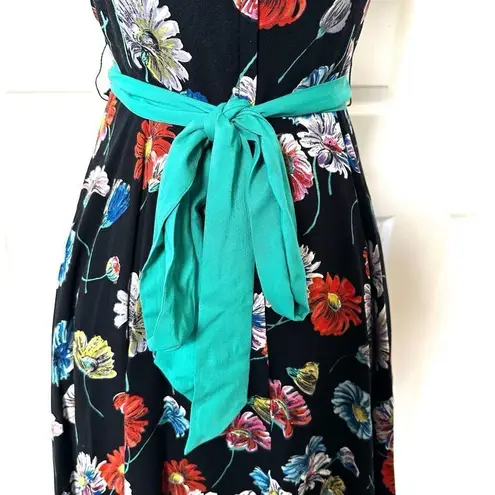 Moulinette Soeurs Anthropologie Asters Everywhere floral dress