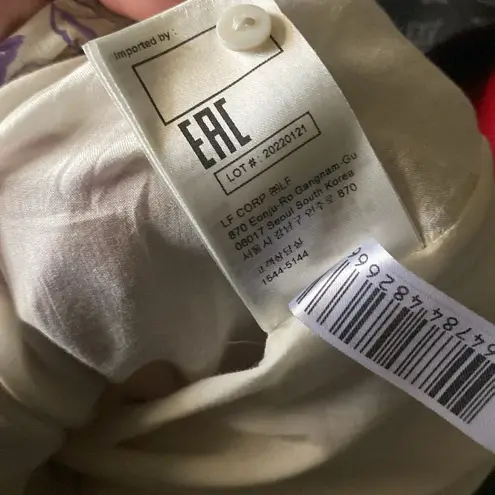 Ba&sh YSEE FLORAL MIDI DRESS FLUTTER CAP SLEEVE LAGOONLOOK GRANNYCORE VISCOSE