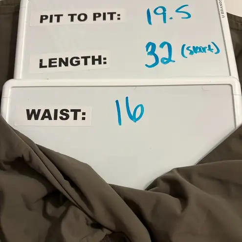 Spiegel Olive Green One Piece Skirt Swimsuit Size 14W