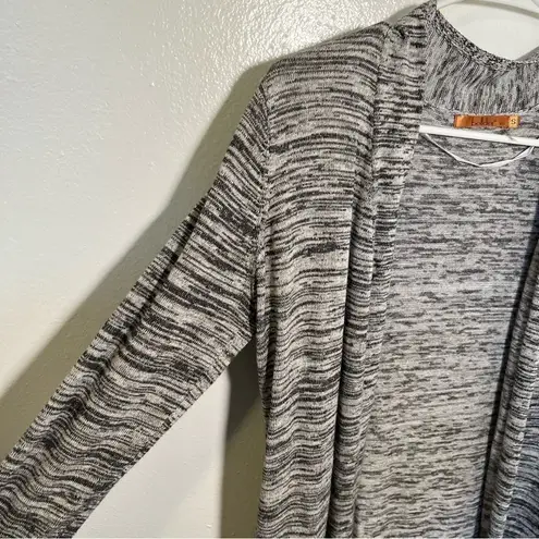 Belldini Open Duster Cardigan Marled Gray