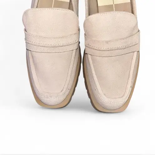 Dolce Vita Women's Cream Suede Loafers Size 11
