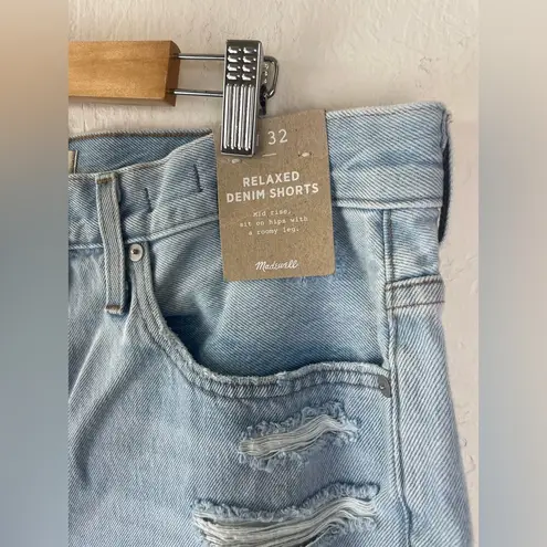 Madewell  Relaxed MidRise Denim Shorts, NWT size 32