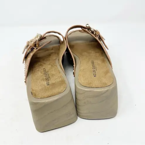 Kelsi Dagger  Jolt Tan Clog Sandals NWOT in Size 6