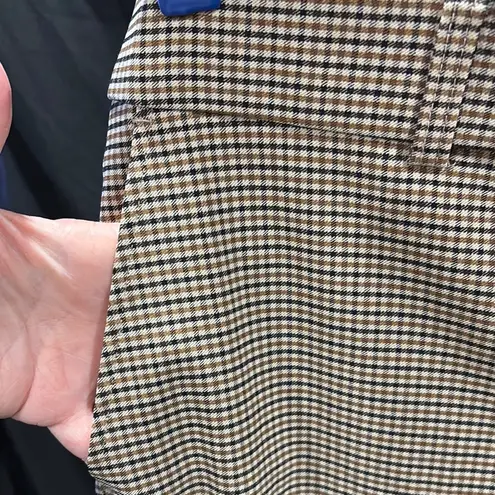 Rafaella Tan Straight Leg Pants with Flat-Front Design