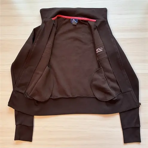 Vintage Y2K Lilu PacSun Brown & Pink Track Jacket – Juniors XS Size undefined