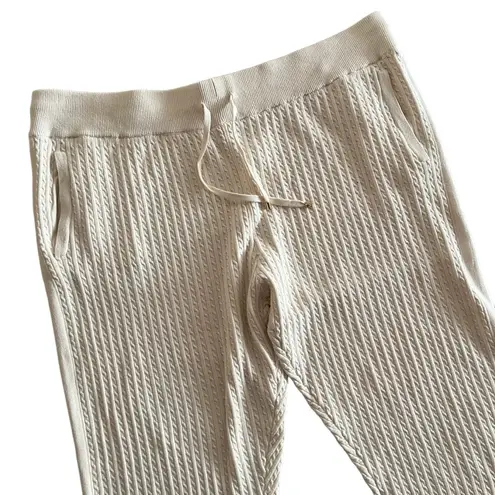 Ralph Lauren Lauren  Cable-knit Jogger Pants Plus Size XXL, Winter Cream NWT $145