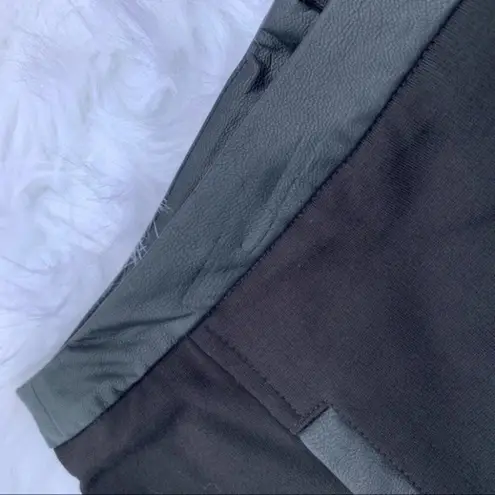 Joe Fresh NWT Faux Leather Trim Black Size 4 Skirt