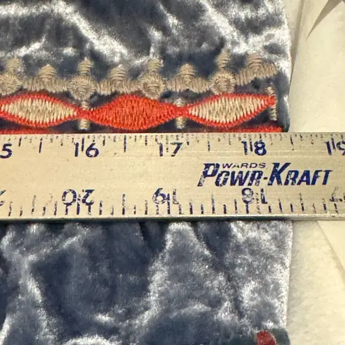 Johnny Was Vember heavily embroidered velvet burnout dress NWT