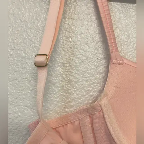 PLAYBOY by Coco de Mer Pinup Catch Me Satin Underwired Bra Baby Pink Size 32 B