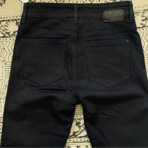 Mavi high rise shimmer grommets skinny ankle jeans size 27 dark blue