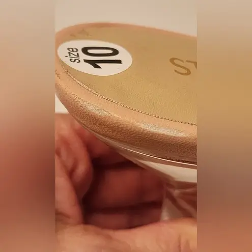 Stuart Weitzman  Kristal Clear Sandal Women’s Pink & Clear Size 10